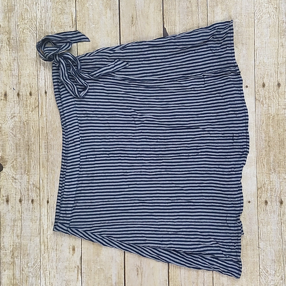 American Eagle Striped Wrap Skirt